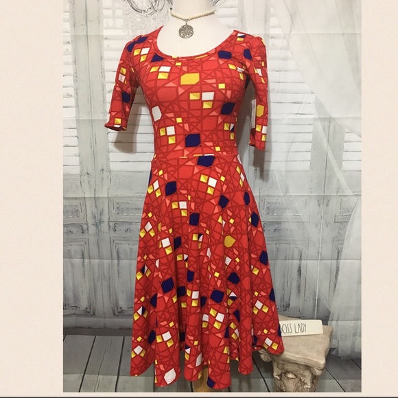 LulaRoe Nicole Dress NWT Size - Picture 1 of 8